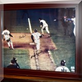 C48. Authographed baseball photo. 